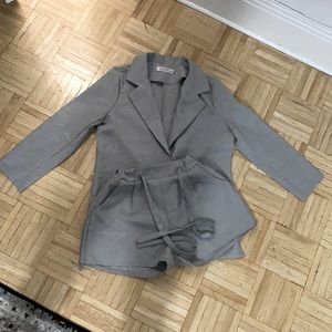 Blazer and shorts matching set!